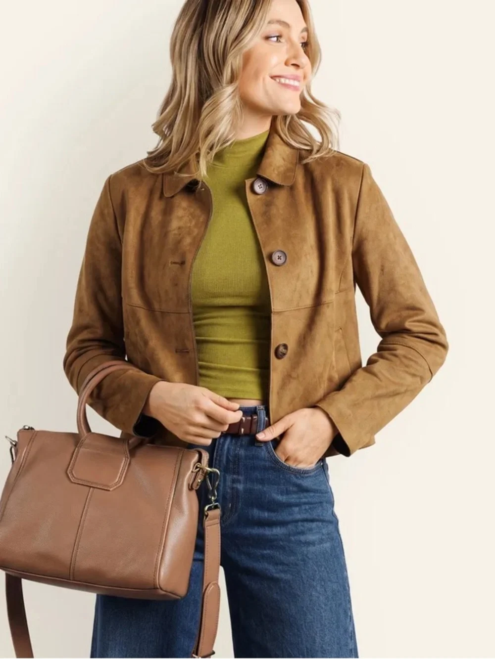 HOBO Sheila Medium Satchel in Brown Sugar Pebbled Leather